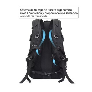Foto 5 | Mochila Táctica De Cámping Impermeable Gran Capacidad 45l, Belug Negro