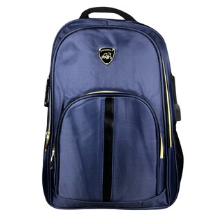 Foto 1 | Mochila Urbana Juvenil Con Puerto Usb, Candado, Porta Laptop Color Azul