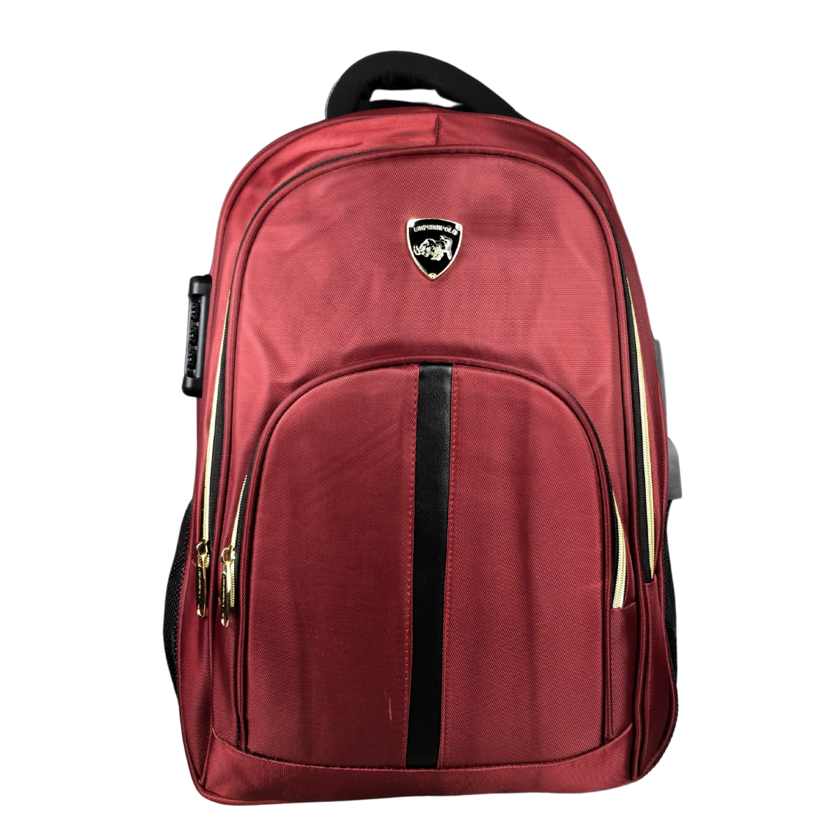 Foto 2 pulgar | Mochila Urbana Juvenil Con Puerto Usb, Candado Y Portalaptop Color Rojo