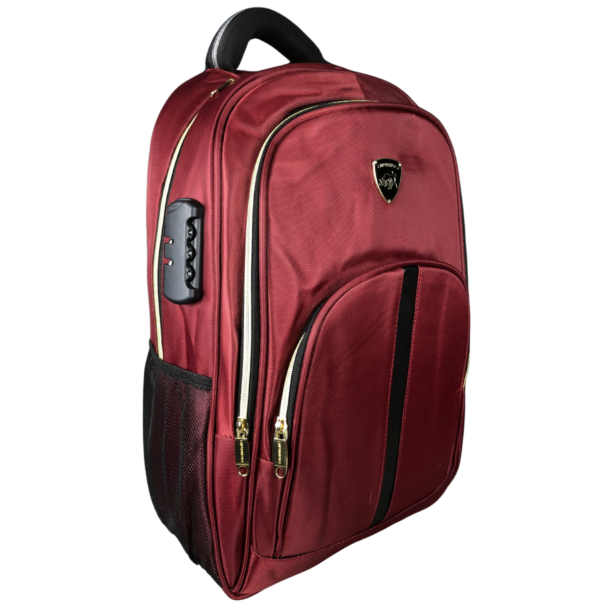 Foto 4 | Mochila Urbana Juvenil Con Puerto Usb, Candado Y Portalaptop Color Rojo