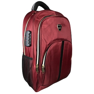 Foto 4 | Mochila Urbana Juvenil Con Puerto Usb, Candado Y Portalaptop Color Rojo