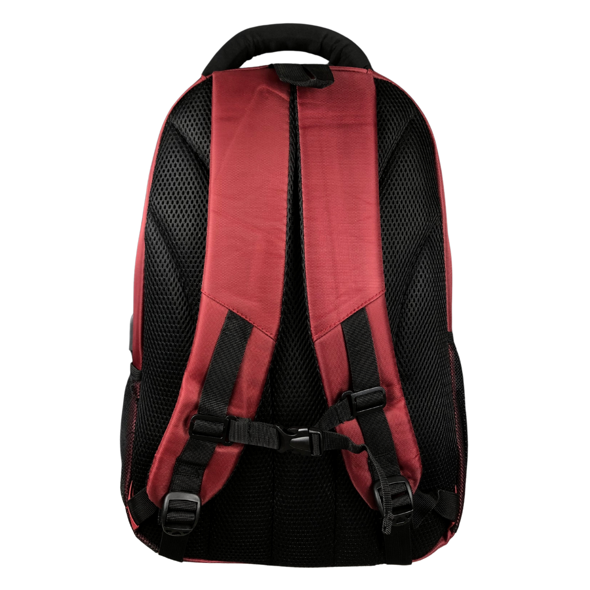 Foto 6 pulgar | Mochila Urbana Juvenil Con Puerto Usb, Candado Y Portalaptop Color Rojo