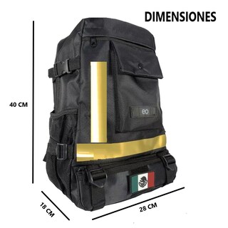 Foto 3 | Mochila Deportiva Ligera Multiusos Eo Safe Imports Esi-8393-1 Negro