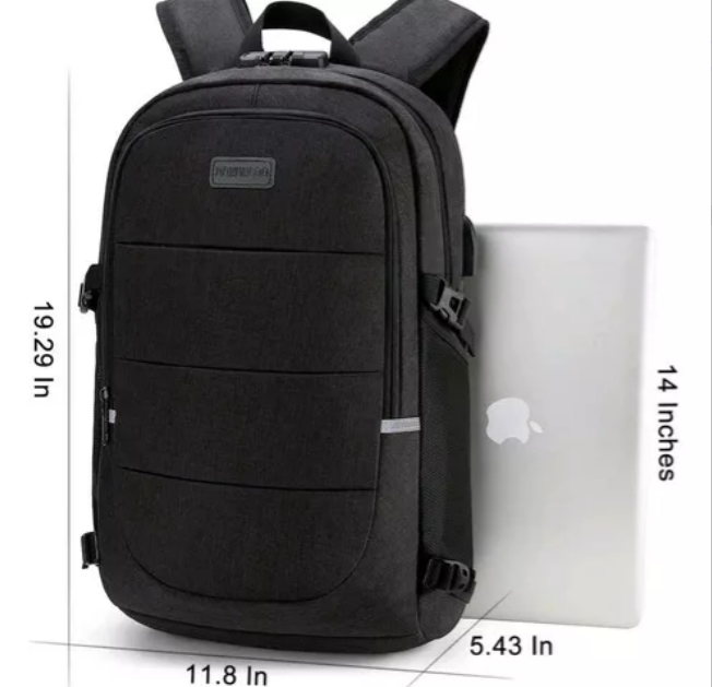 Foto 4 pulgar | Mochila Xtellar Antirrobo Mochila Impermeable Para Portátil De 15,6i Color Negro