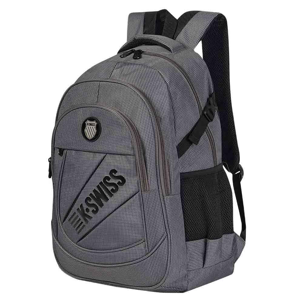 Foto 4 pulgar | Mochila Kswiss Gris