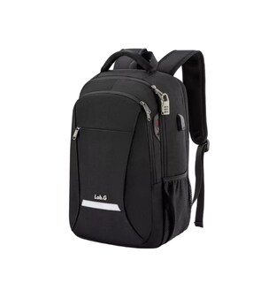 Foto 1 | Mochila De Viaje Para Portátil De 15.6 Puerto Usb Color Negro 35 L
