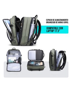 Foto 4 | Mochila Mark Modelo 9299kr Verde