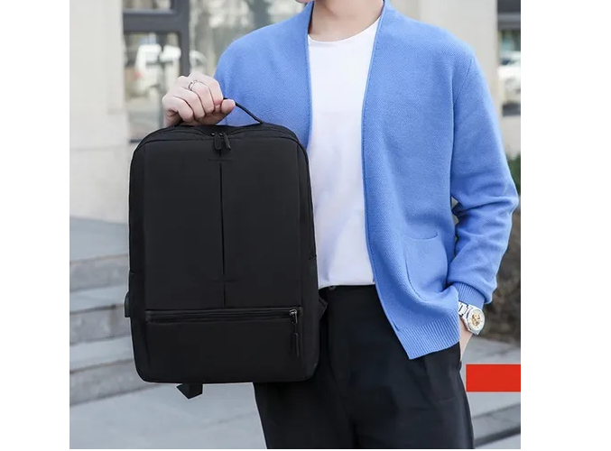 Foto 4 | Ninzi Mochila Urbana De Negocios Tipo Bolso Para Portátil Multifuncional Para Laptop,3 Piezas,color De Negro