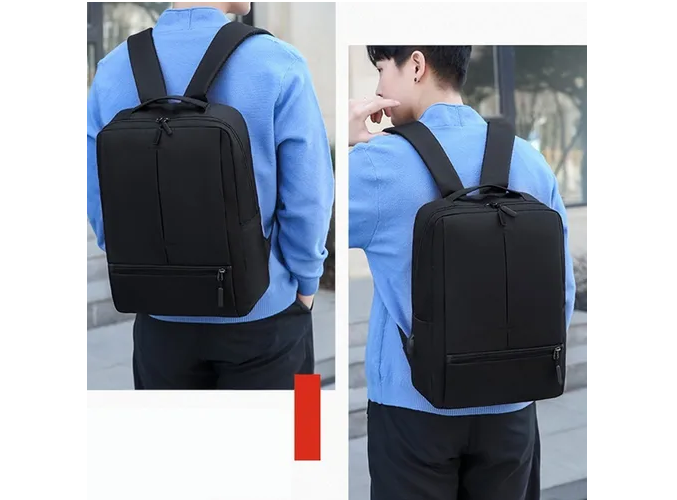 Foto 5 | Ninzi Mochila Urbana De Negocios Tipo Bolso Para Portátil Multifuncional Para Laptop,3 Piezas,color De Negro