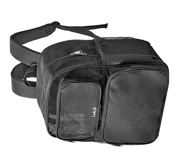 Foto 5 | Mochila De Viaje De Malla Resistente Negro