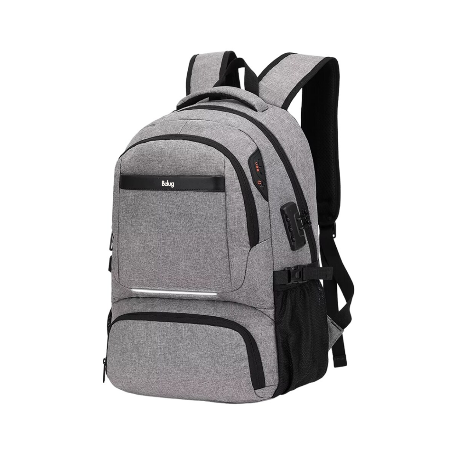 Foto 2 pulgar | Mochila Belug De Almuerzo Antirrobo Impermeable A Portátil 15,6i Color Gris