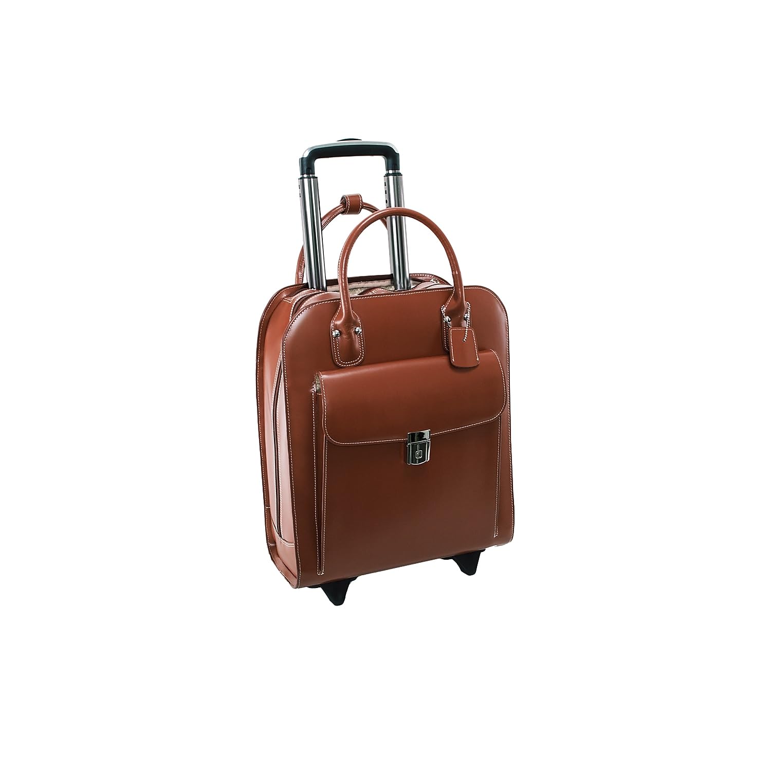Foto 1 | Maletín Para Portátil Mcklein Uptown 15 De Piel Con Ruedas, Color Marrón - Venta Internacional.