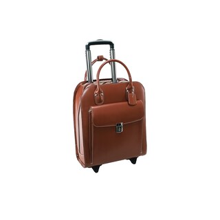 Foto 1 | Maletín Para Portátil Mcklein Uptown 15 De Piel Con Ruedas, Color Marrón - Venta Internacional.
