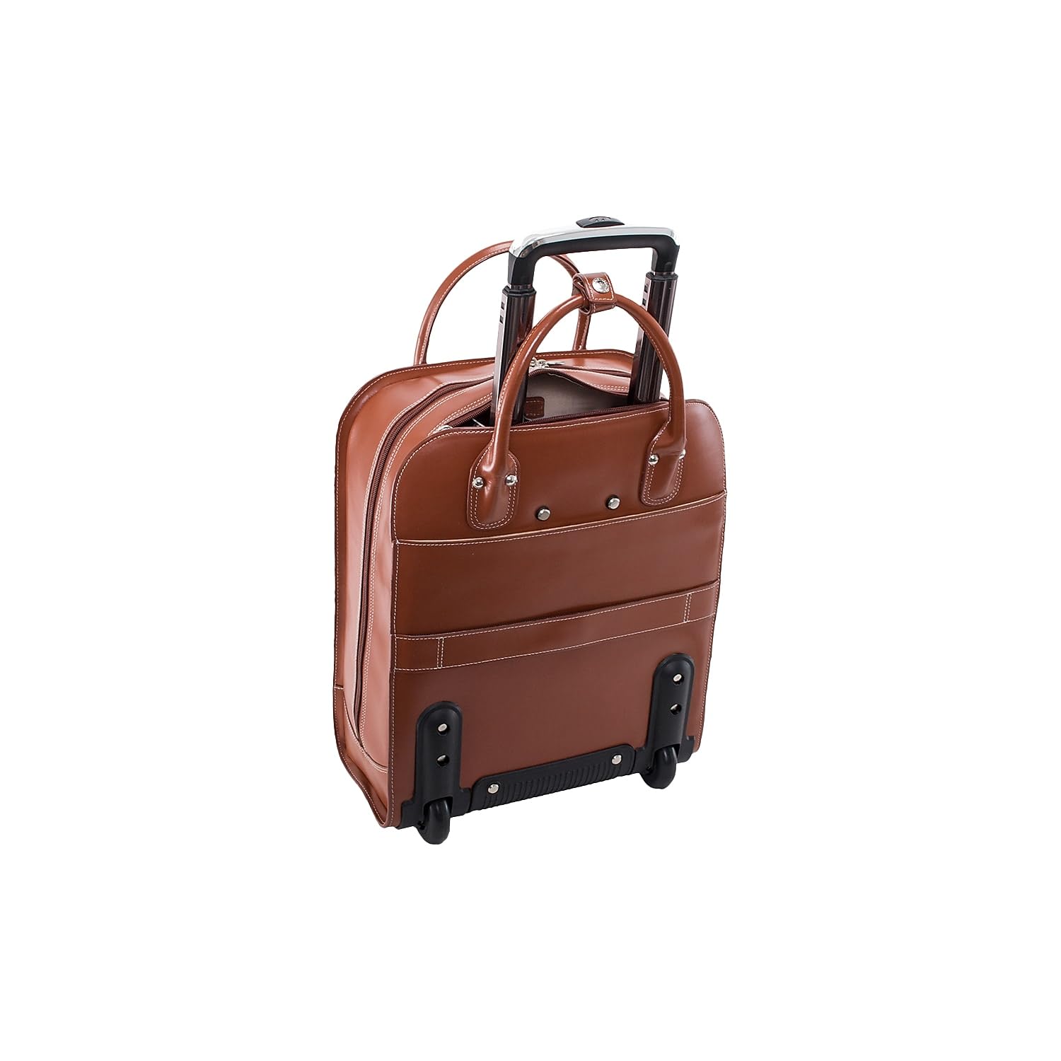 Foto 4 | Maletín Para Portátil Mcklein Uptown 15 De Piel Con Ruedas, Color Marrón - Venta Internacional.