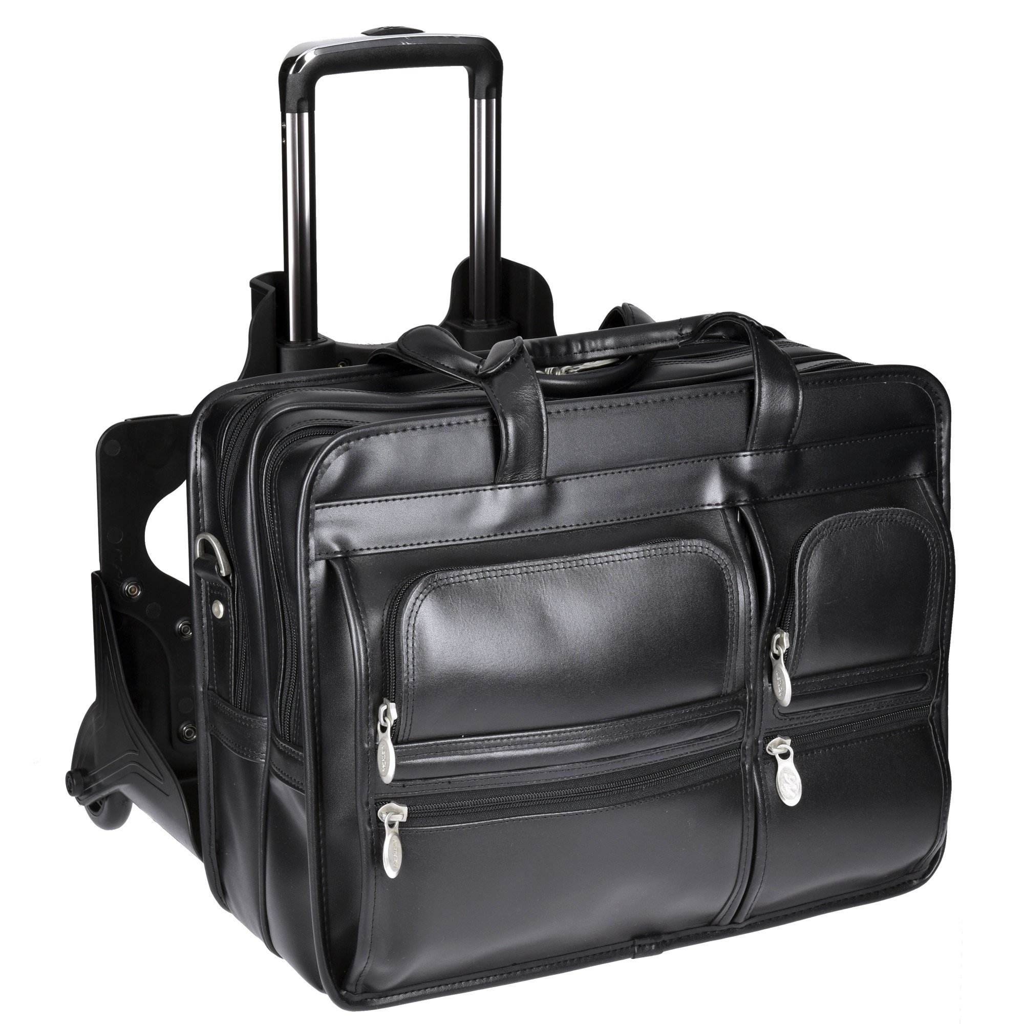 Foto 2 | Maletín Para Portátil Mcklein Clinton De 17 Pulgadas De Nailon Con Ruedas, Color Negro - Venta Internacional.