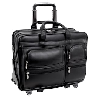 Foto 3 | Maletín Para Portátil Mcklein Clinton De 17 Pulgadas De Nailon Con Ruedas, Color Negro - Venta Internacional.