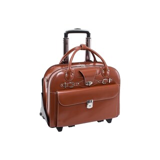 Foto 1 | Maletín Mcklein Roseville 15 De Piel Con Ruedas Marrón - Venta Internacional.