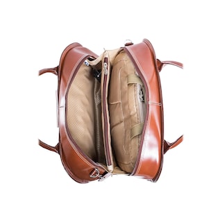Foto 4 | Maletín Mcklein Roseville 15 De Piel Con Ruedas Marrón - Venta Internacional.