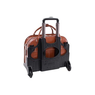 Foto 5 | Maletín Mcklein Roseville 15 De Piel Con Ruedas Marrón - Venta Internacional.