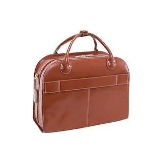 Foto 6 | Maletín Mcklein Roseville 15 De Piel Con Ruedas Marrón - Venta Internacional.