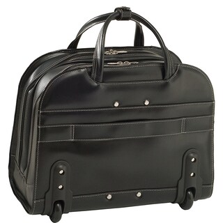 Foto 3 | Maletín Para Portátil Mcklein Davis De Piel De 15 Pulgadas Con Ruedas, Color Marrón - Venta Internacional.