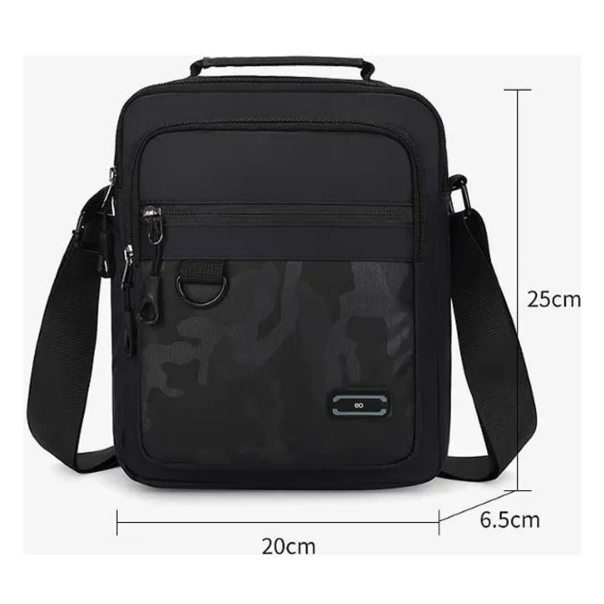 Foto 3 pulgar | Bandolera Bolso Hombre, Gran Capacidad Eo Safe Imports Esi-18972 Negro