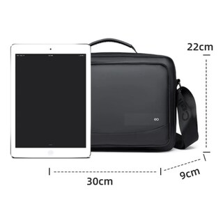Foto 2 | Bolso Bolsa Bandolera Crossbody Impermeable Para Hombre Eo Safe Imports Esi-18969 Negro