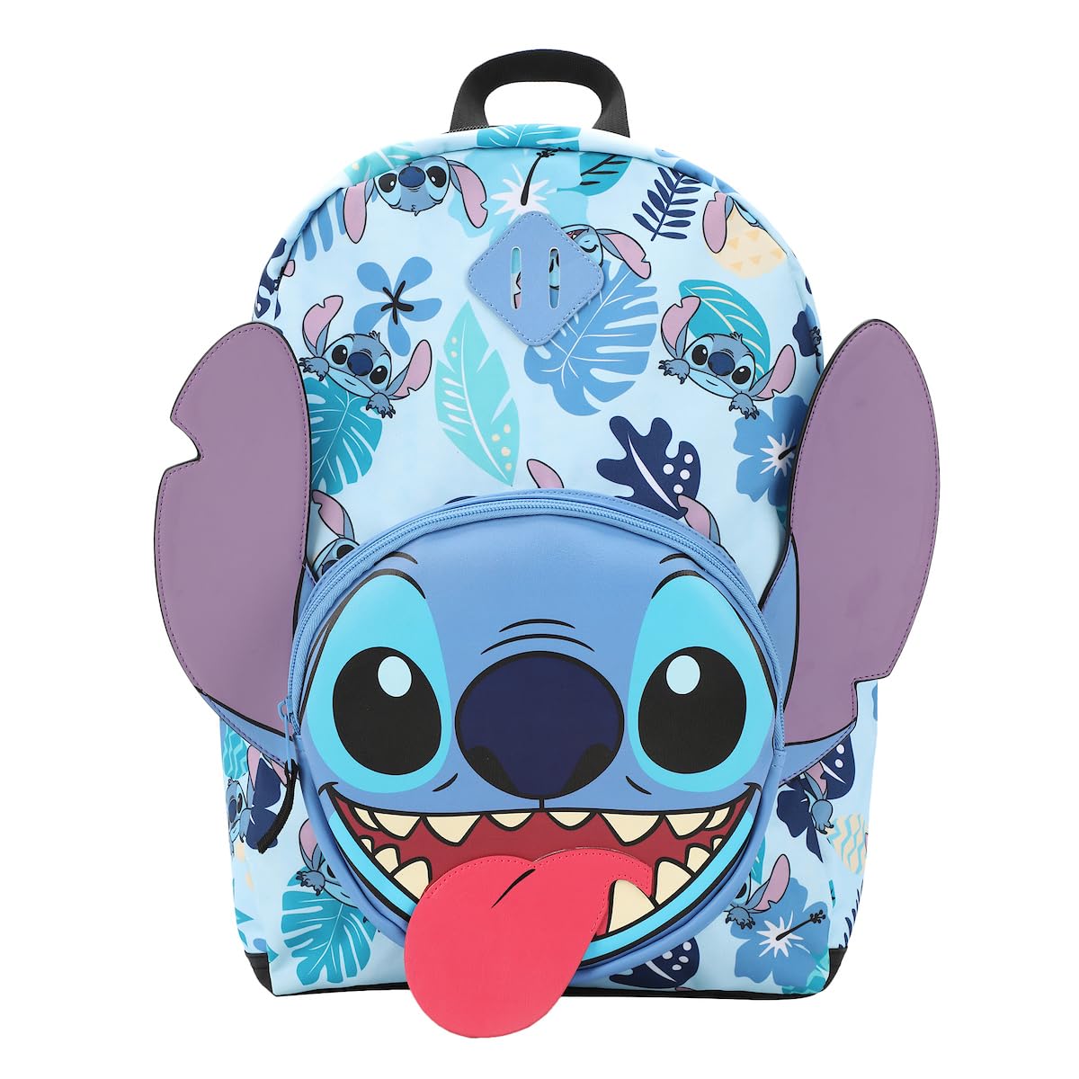 Foto 1 | Mochila Bioworld Disney Stitch 3d Character 43 Cm - Venta Internacional.