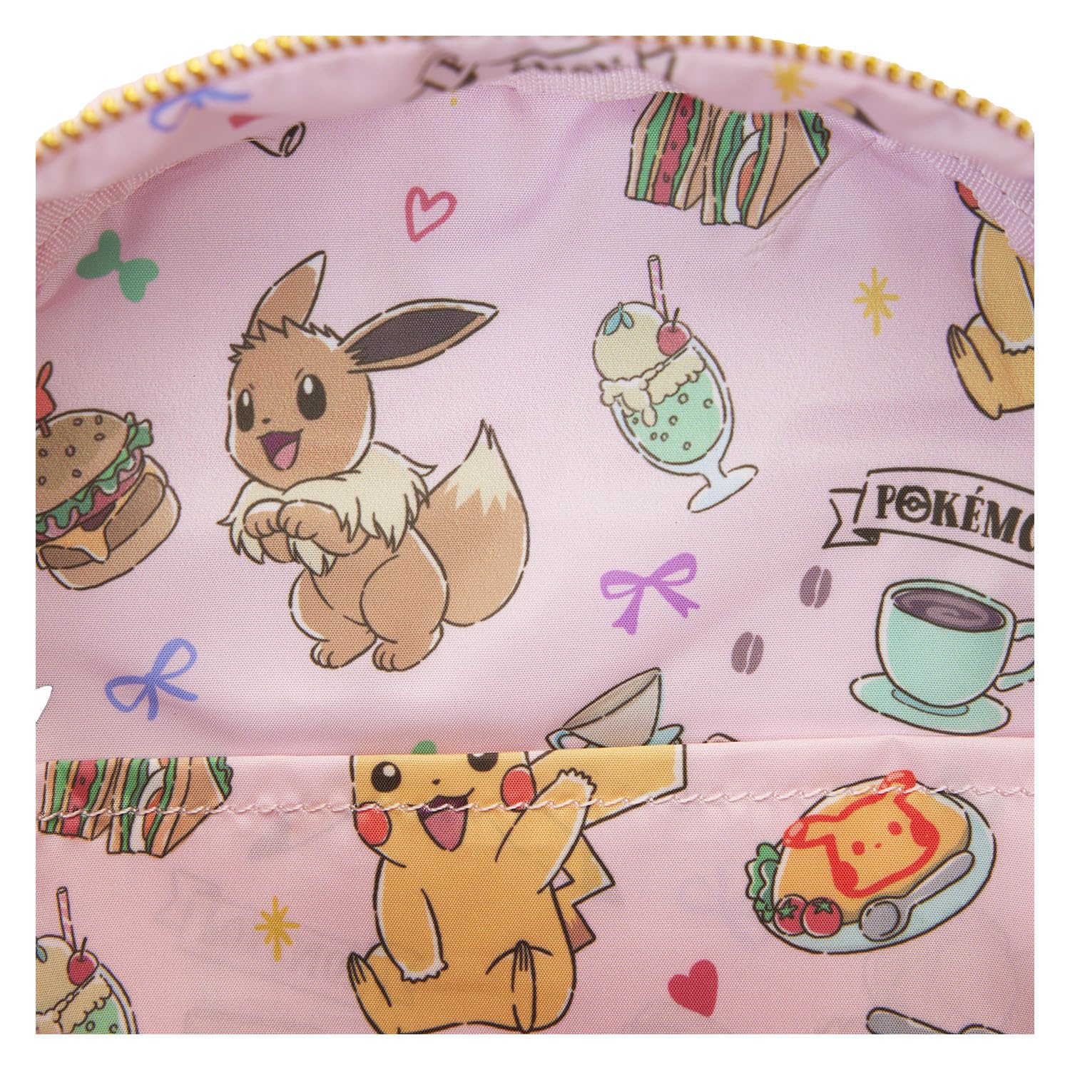 Foto 3 | Minimochila Loungefly Pokémon Pikachu Y Eevee, Enero De 2025 - Venta Internacional.