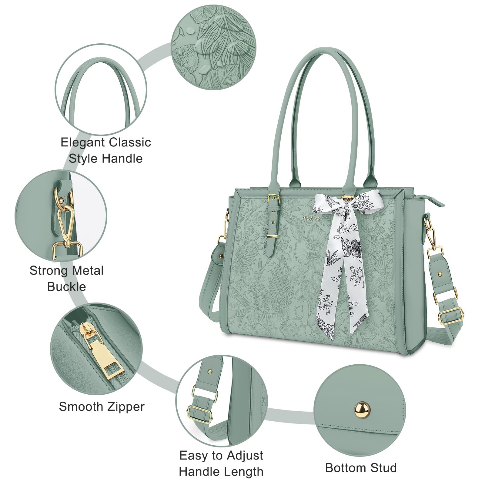 Foto 3 pulgar | Bolsa Mosiso De Piel Sintética Para Portátil De 17 A 17,3 Pulgadas Con Accesorios - Venta Internacional.