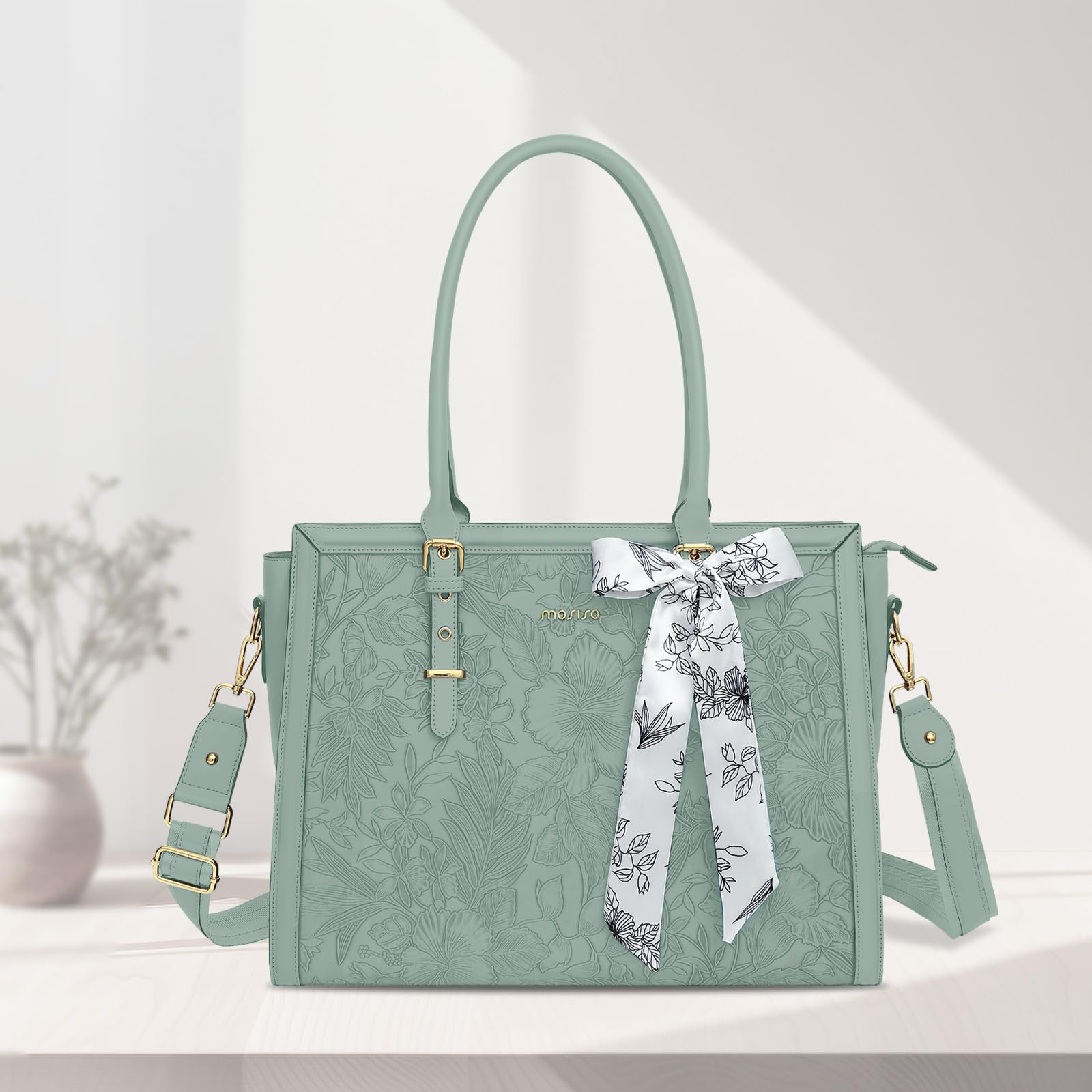 Foto 5 pulgar | Bolsa Mosiso De Piel Sintética Para Portátil De 17 A 17,3 Pulgadas Con Accesorios - Venta Internacional.