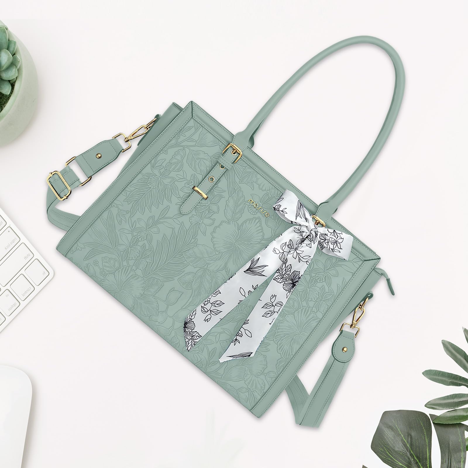 Foto 6 pulgar | Bolsa Mosiso De Piel Sintética Para Portátil De 17 A 17,3 Pulgadas Con Accesorios - Venta Internacional.