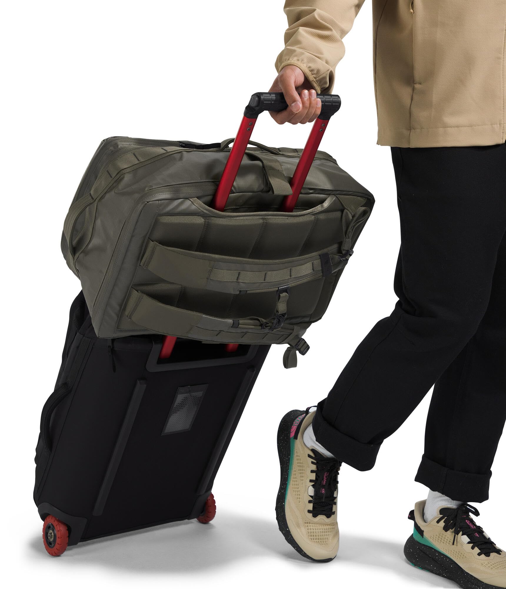 Foto 6 | Paquete De Viaje The North Face Base Camp Voyager 35l - Verde/negro - Venta Internacional.