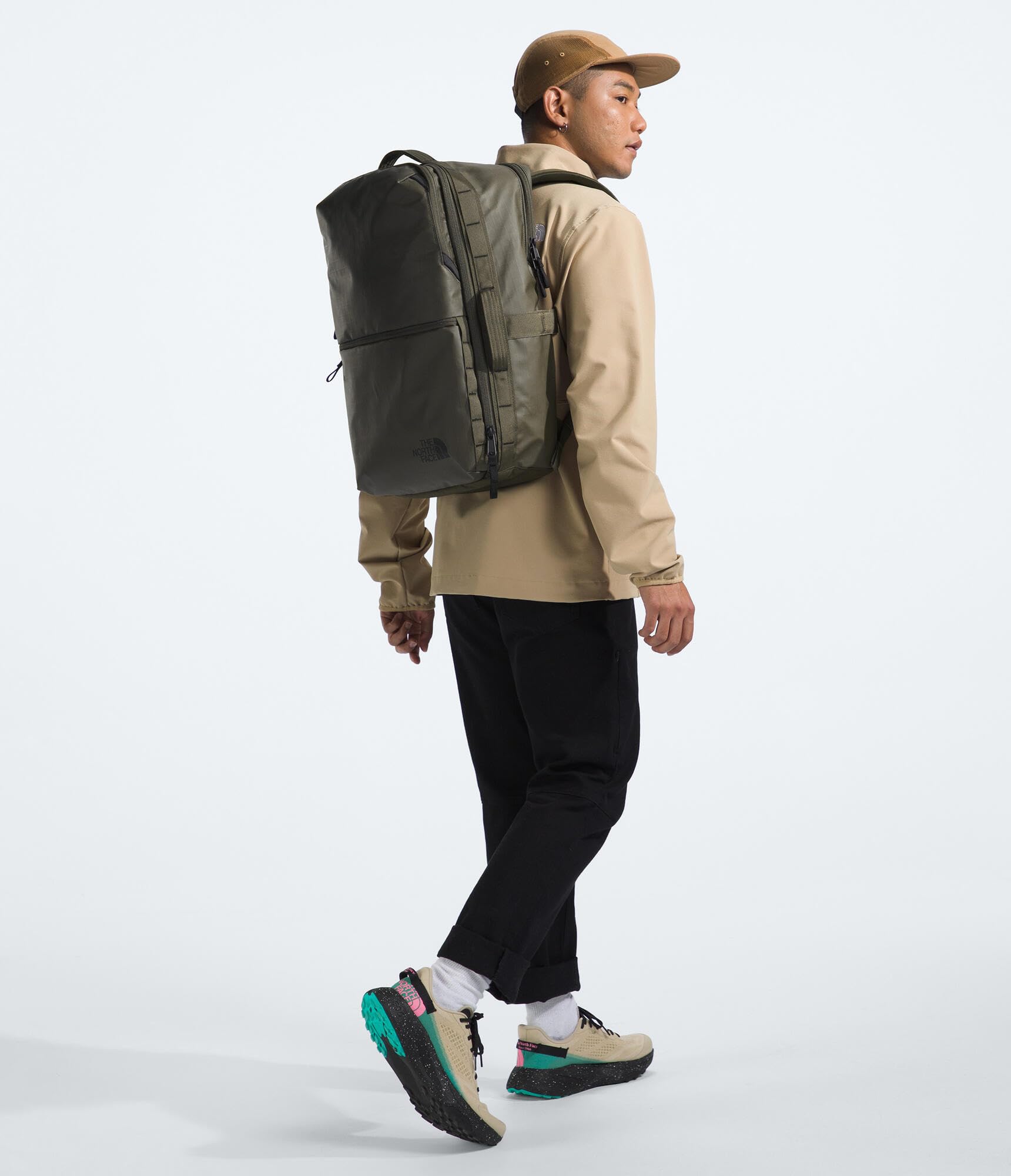 Foto 7 | Paquete De Viaje The North Face Base Camp Voyager 35l - Verde/negro - Venta Internacional.