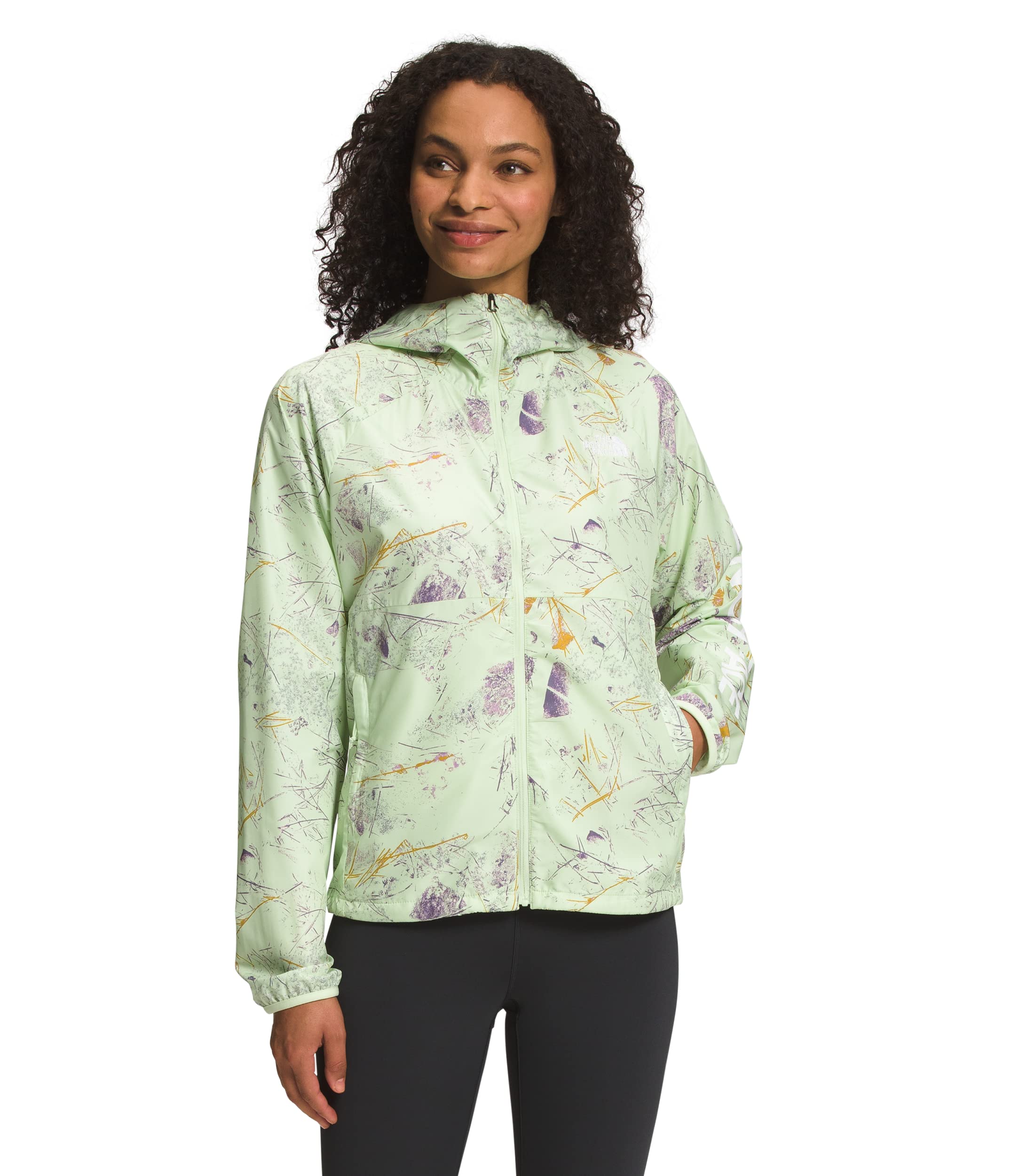 Foto 2 pulgar | Sudadera Con Capucha The North Face Con Estampado Flyweight 2.0 Para Mujer, Color Lima, 2xl - Venta Internacional.