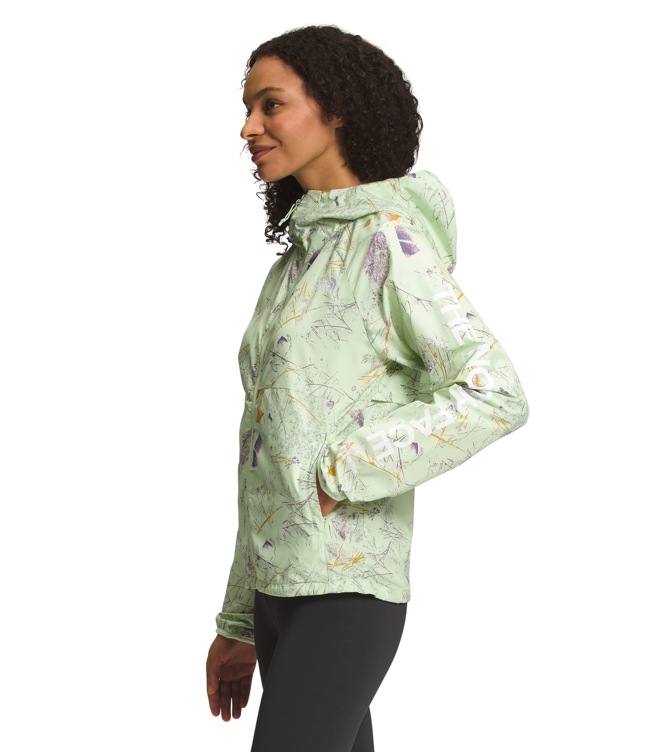 Foto 4 pulgar | Sudadera Con Capucha The North Face Con Estampado Flyweight 2.0 Para Mujer, Color Lima, 2xl - Venta Internacional.
