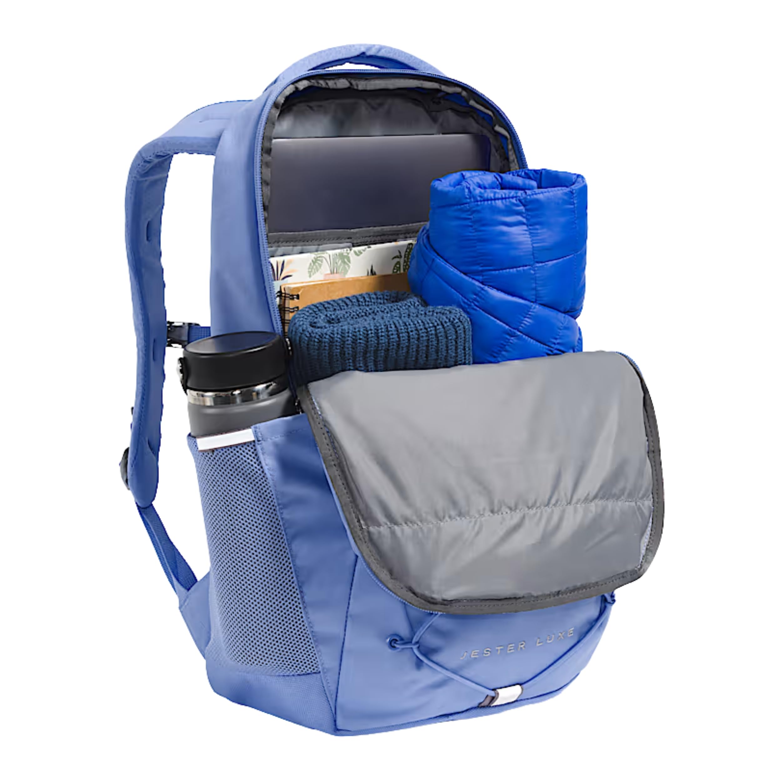 Foto 5 pulgar | Mochila The North Face Jester Luxe Virtual Azul/plateada Para Mujer - Venta Internacional.