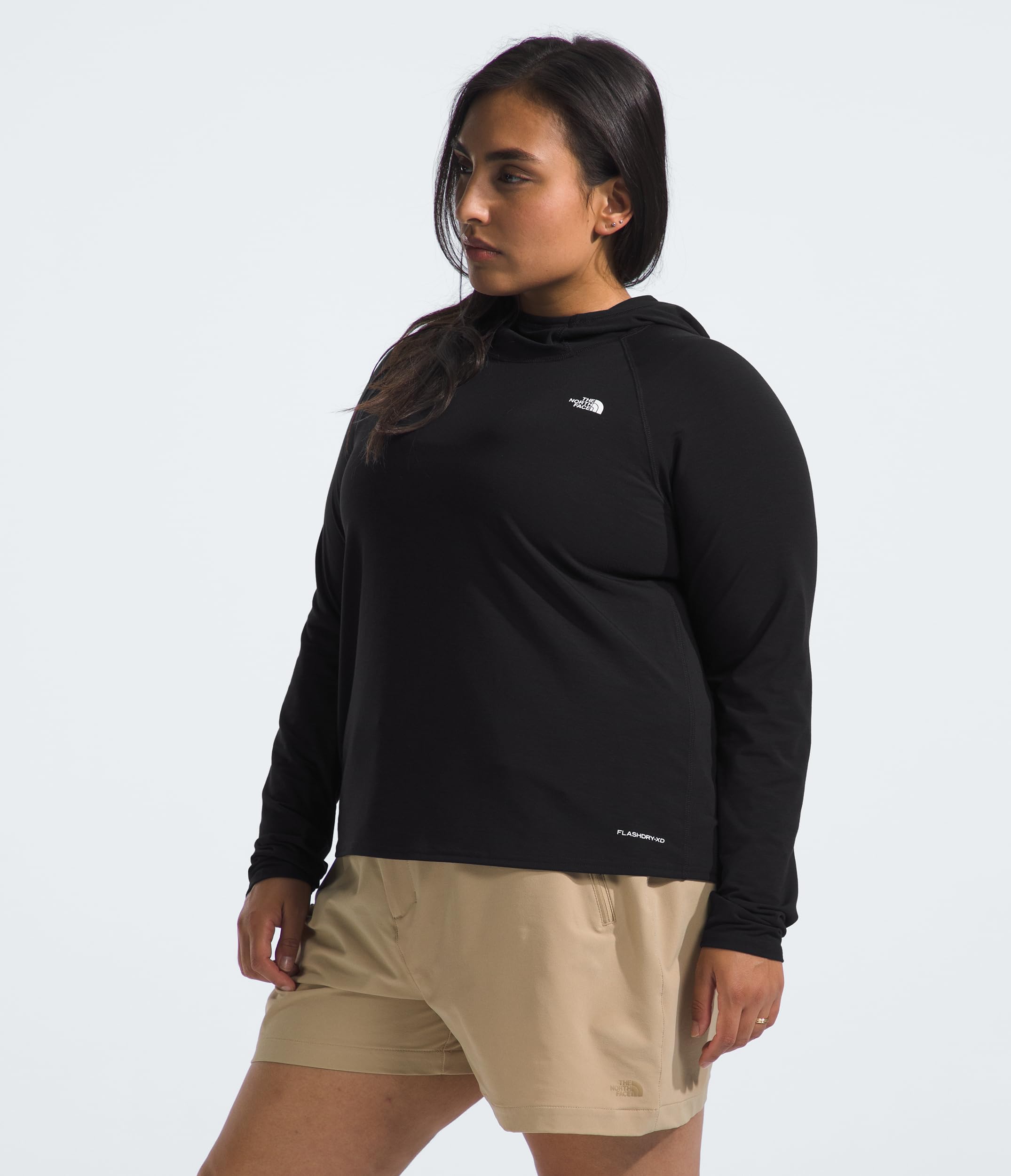 Foto 3 pulgar | Sudadera Con Capucha The North Face Adventure Sun Para Mujer Tnf Negra, Talla S - Venta Internacional.