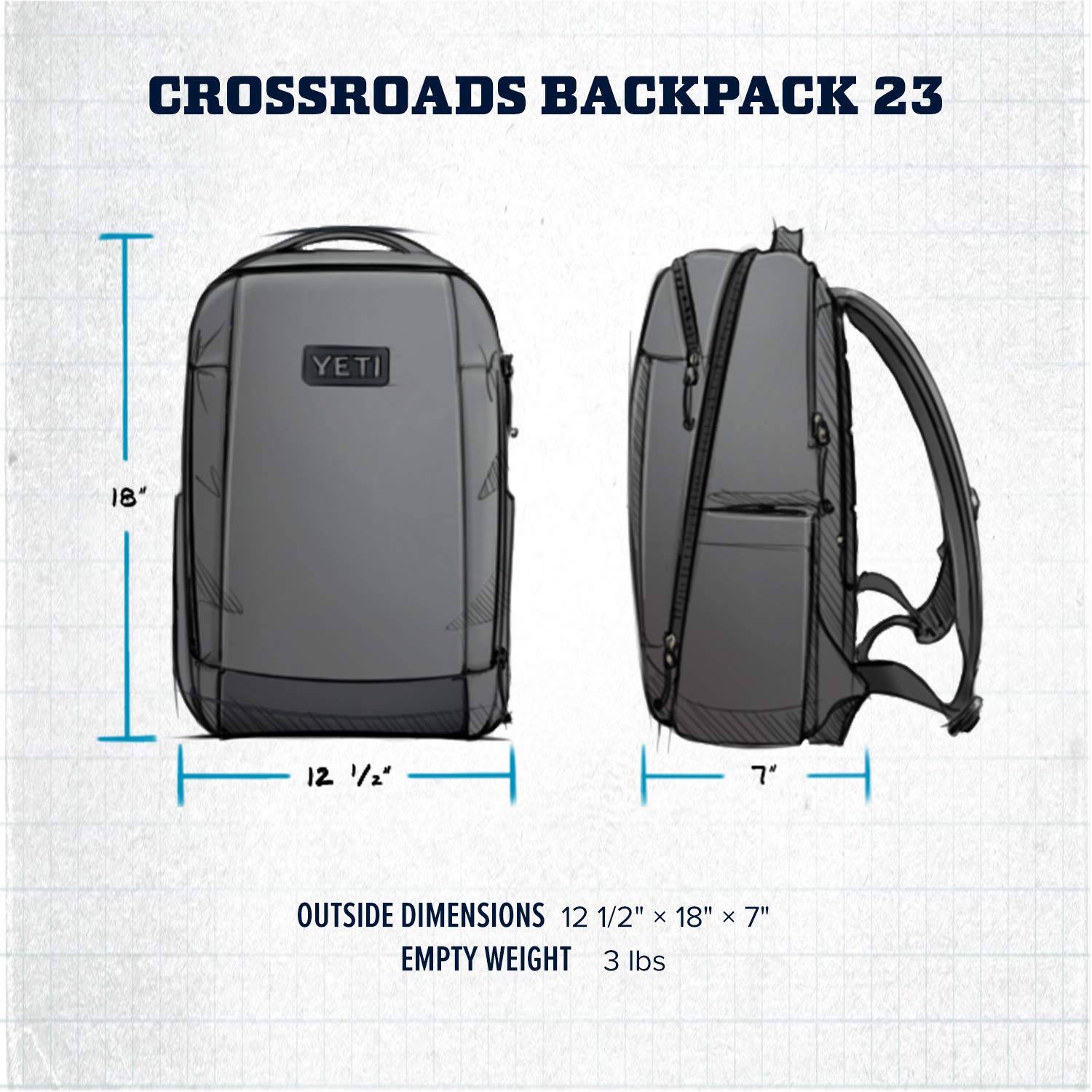 Foto 6 pulgar | Mochila Yeti Azul-Venta Internacional