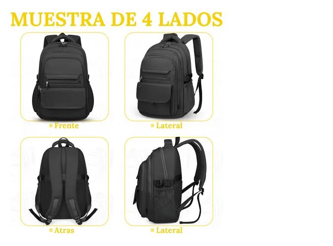 Foto 4 pulgar | Mochila Xtellar Antirrobo Para Escolar Viaje Estilo Juvenil Casual Unisex