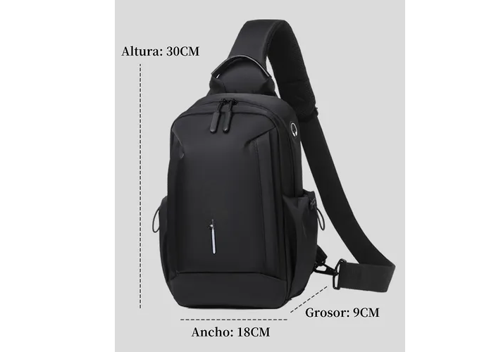 Foto 3 | Bolso Xtellar De Hombro Impermeable De Gran Capacidad, Bandolera Mul