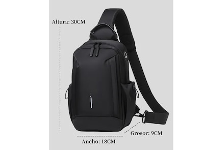Foto 3 | Bolso Xtellar De Hombro Impermeable De Gran Capacidad, Bandolera Mul