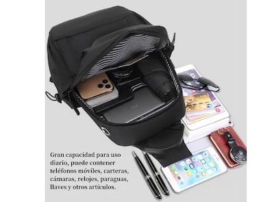 Foto 4 | Bolso Xtellar De Hombro Impermeable De Gran Capacidad, Bandolera Mul