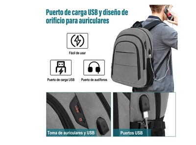 Foto 3 | Mochila Xtellar Urbana Para Portátil De Capacidad Ajustable De 20-35l