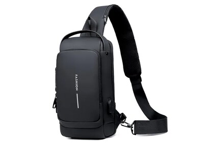 Foto 1 | Mochila Xtellar Cruzada Impermeable Y Antirrobo Mochila Antirrobo Unisex