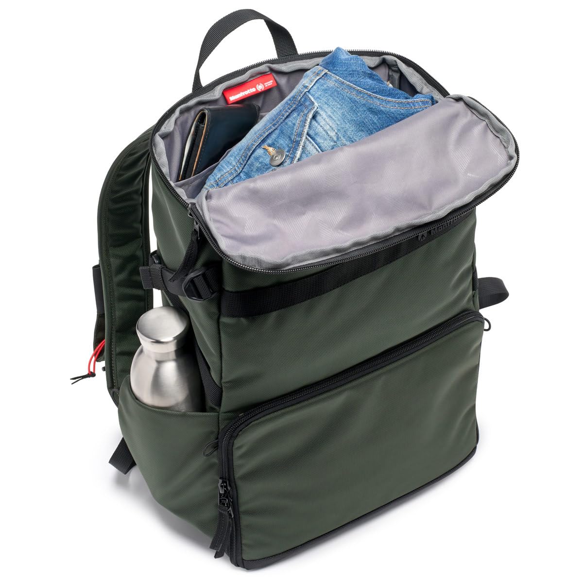 Foto 3 pulgar | Mochila Manfrotto Street Slim Para Cámara Sin Espejo, Color Verde - Venta Internacional.
