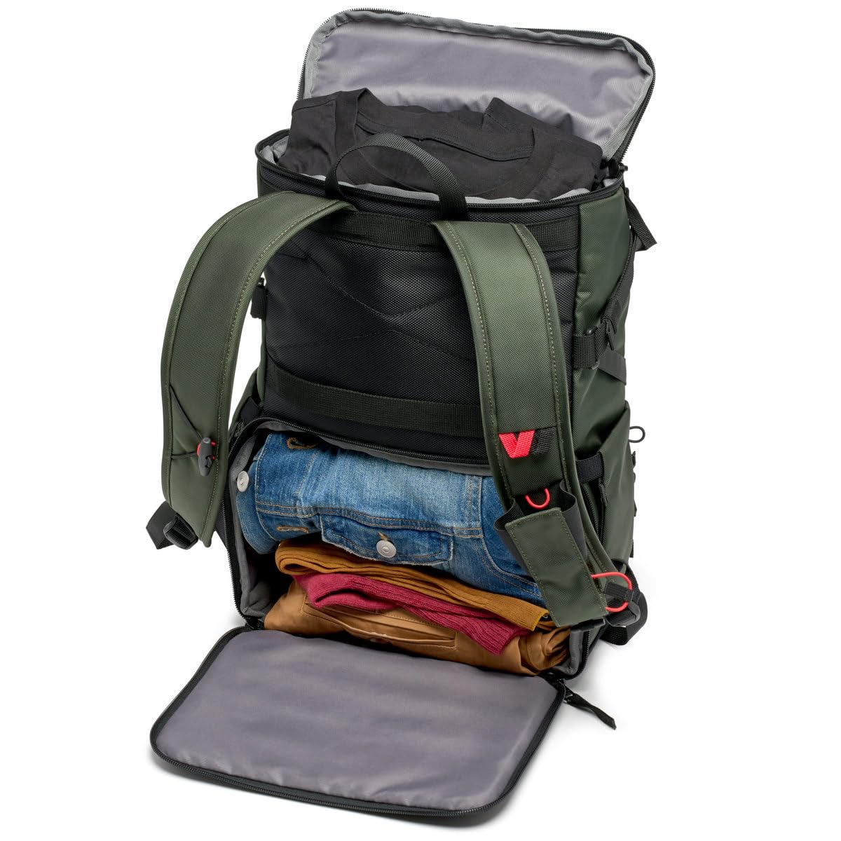 Foto 4 pulgar | Mochila Manfrotto Street Slim Para Cámara Sin Espejo, Color Verde - Venta Internacional.