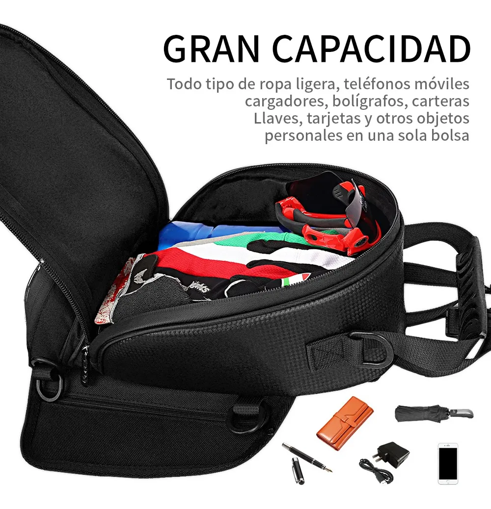 Foto 6 pulgar | Mochila Belug Impermeable para Teléfono Negro