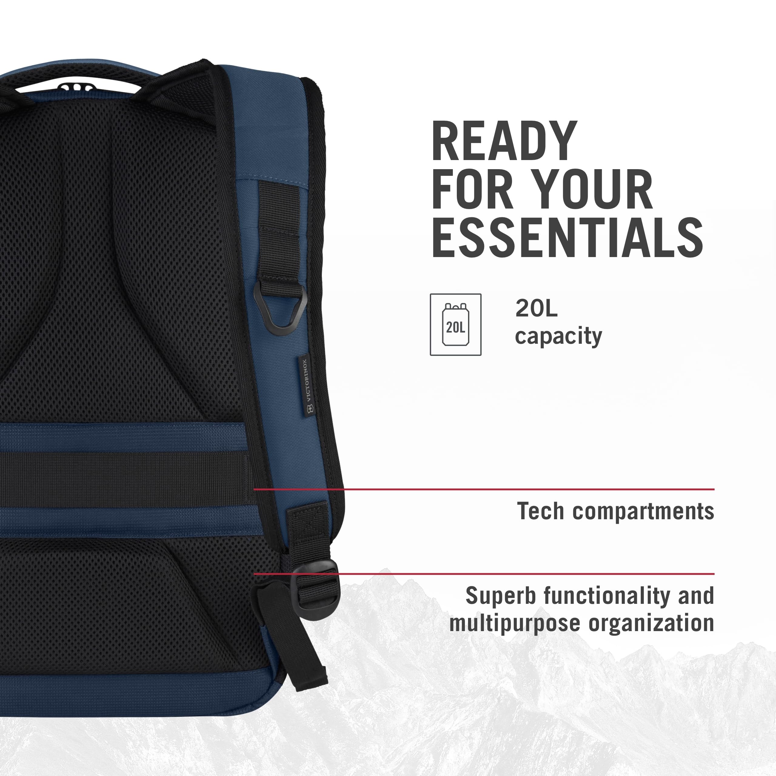Foto 7 pulgar | Mochila Victorinox Vx Sport Evo Compact 20l - Azul - Venta Internacional.