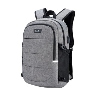 Foto 1 | Mochila Antirrobo Mochila Impermeable Para Portátil De 15.6, Y 3 Cierres Lab.g Gris